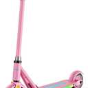 Electric Scooter for Kids Ages 6+, Bluetooth Music Speaker, 150w Hub Motor, Up to 10 mph, 60 mins Ride Time, Led Display, Colorful Lights, 4 Height Adjustable, Best Gift Ideas for Boys and Girls