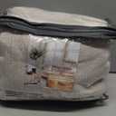 Linen Curtains 132 Inch Length 2 Panels for High Living Room Semi Sheer Light Filtering Extra Long 132 Inch Curtains Floor to Ceiling Drapes Sliding Door Villa Rod Pocket Hook Belt