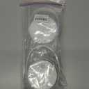 2 x CHEETAH 40 oz Replacement Lid for Stanley Cup,Compatible with Stanley Quencher H2.0 FlowState Tumbler,with Easy Carry Soft Silicone Handle and Straws,Insulated Plastic Spill Leak Proof Lid (Frost)