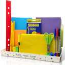 1 Set Back to School Supplies Bundle Kit for Kids Bulk Church Sunday School Supply for Classroom School Supply Box Grades K-5 Christian Charity Donation Supplies for Christmas Child Shoebox Gift