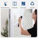 Rabbitgoo Window Privacy Film, White, 23.6" x 118.1"