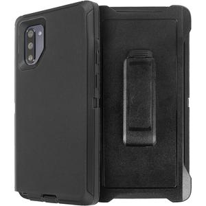 AICase for Galaxy Note 10 Belt-Clip Holster Case, Full Body Rugged Heavy Duty Case with Screen Protector, Shock/Drop/Dust Proof 3-Layer Protection Cover for Samsung Galaxy Note 10