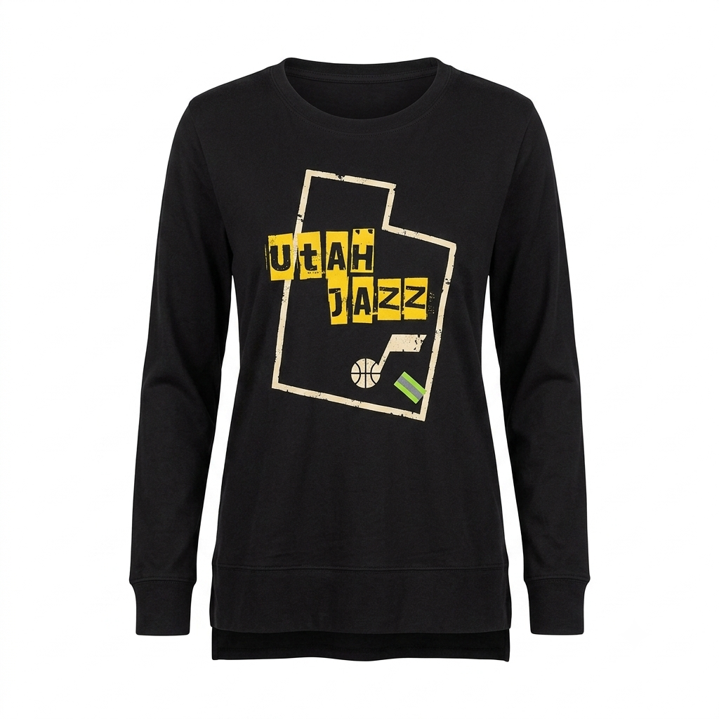 Long Sleeve, Black, XL