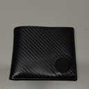 Slim Leather Wallet for Men Airtag Hidden, Large Bifold Mens Wallet RFID Blocking with ID Windows, Credit Card Holder for Men Wallet (A-Modern Black)