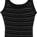 Theory Women's Contrast Sh Tank (Black, M)