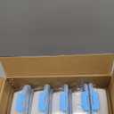 UMEIED 10 Pack Glass Food Storage Containers with Lids Leakproof, Airtight Glass Meal Prep Containers For Lunch, On The Go, Leftover, Dishwasher Safe (Blue)