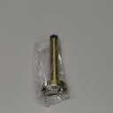 Door Stop Gold, 5 Inch Long Door Stopper, Stainless Steel, Sound Dampening Rubber Bumper Door Stops for Wall Indoor Outdoor, Brushed Gold