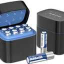 Maxfree Rechargeable AA Batteries Lithium with Charger, 8-Pack 1.5V 3600mWh Long Lasting Double A Batteries with LED Display, Cycle Times Up to 2500  Fast Charging for Blink Outdoor Cameras & Toys