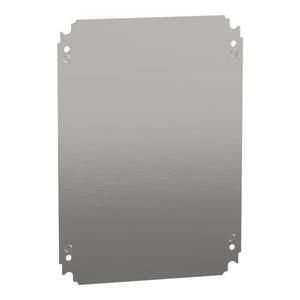 Square D by Schneider Electric NSYMM66 Multipurpose Plain Mounting Plate for Electrical Boxes, Compatible Galvanized Steel, 800mm H x 600mm W Sarel 55756HIMEL MM86