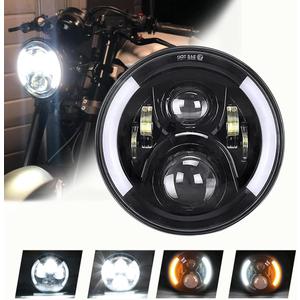 7 Inch Led Motorcycle Headlight with DRL Turn Signal Lights for Motorcycle (Signal Headlight)
