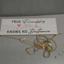 Orchroma Friendship Picture Frames Collage Wall Decor,Long Distance Friendship Gifts,Friends Photo Board,Hanging Photo Display with Clips,True Friendship Knows no Distance