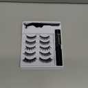 Magnetic Eyelashes with Eyeliner Kit  No Glue Needed, Reusable False Eyelashes with Waterproof Magnetic Eyeliner, Easy to Apply for Beginners & Daily Wear