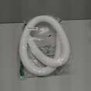 Ximoon 1-1/4 Inch x 3 Foot Long White Above Ground Pool Flex Connection Hose Filter or Suction
