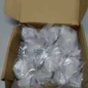 20 Pack Cabinet Knobs Black Round Mushroom Hardware Cabinet Knob for Dresser Drawer Diameter 1-1/2 Inch