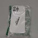 Vooii Compatible with iPhone 16 Pro Max Case, Liquid Silicone Upgrade [Camera Protection] [Soft Anti-Scratch Microfiber Lining] Shockproof Phone Case for iPhone 16 Pro Max 6.9 inch - White