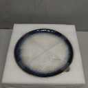 10.5 Stoneware Coupe Dinner Plates with Reactive Glaze Finish, Dishwasher Microwave Oven Safe, Ceramic and Round, Perfect for Salad, Dessert, Steak, Pasta (set of 6) (10.5" reactive glaze plates)