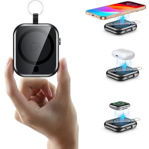 Magnetic Portable Charger, 10000mAh Power Bank for Apple Watch Charger,3-in-1 Magnetic Wireless Battery Pack,22.5W Fast Charging for iPhone 17Pro Max /16/15/14/13/12 Mini & AirPods
