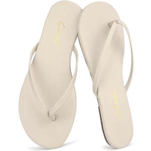 Cheval Flat Leather Flip Flops for Women, Comfortable Dressy Thong Sandals 2026 Summer and Spring Vacation Essentials, Chanclas Para Mujer
