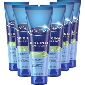 Noxzema - Deep Cleansing Cream For healthy-looking and soft skin Original Face Cleanser Face Wash Removes Dirt, Makeup and Oil (Pack of 5)