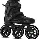 3-Wheel Inline Skates 110mm for Women & Men, High-Speed Performance Roller Skates Blades for Outdoor Fitness, Professional Inline Speed Skates for Female Male, No Brake, Men6.5-7.5/Women7.5-8.5