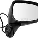 TRQ Exterior Mirror Assembly RH Side Power Blind Spot Turn Signal for Mazda CX5