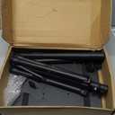 Projector Stand Tripod Adjustable, Laptop Height from 23.5 to 46.5 inches with Gooseneck Phone Holder, Floor for Office, Home, Stage, Studio, DJ Racks Holder Mount, 23.5inch-46.5inch (Black)