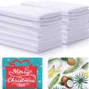 Breling Sublimation Kitchen Towel Blanks 16 x 24Inch, Microfiber Waffle Weave Sublimation Tea Towels Fast Drying Absorbent for Home Kitchen Gifts(48 Pieces)