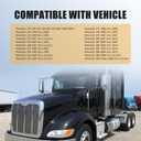 KEDEAU Peterbilt Cab Door Weatherstripping Seal (2-Pack) R60-6001-650 20-10985-644 | Premium Rubber Gasket | Compatible with Peterbilt 330 357 359 377 379 389 & Many Models Truck Door Seal