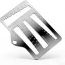 Honkador Universal Key Gauge Tool for Kwikset, Weiser, Weslock Locks, Master Key Decoder & Lock Pick Alignment, Professional Locksmith Measuring Tool, 1-Pack