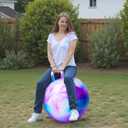 PlayZap Hopper Balls for Adults 16+, 28 Inches Bouncy Ball with Handle, 28" Inflatable Bouncing Hopper, 74cm Bouncing Toys, Big Hopping Toys for Boys Girls Gifts