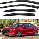 Window Visors Rain Guards Shield for 2017-2020 Hyundai Elantra, Out-Channel Window Vent Wind Deflectors Visors Shades for 17-20 Elantra SE SEL Value ECO Limited Sport