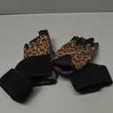 Workout Gloves with Wrist Wrap Support, Weight Lifting Gloves with Full Palm Protection & Extra Grip for Men Women Gym Exercise, Fitness, Weightlifting, Pull ups (Large, Leopard)