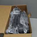 32-122inch Corner Shower Caddy Tension Pole Black, Rustproof Drill-Free Shower Shelves for Bathroom Bathtub Washbasin, Adjustable Shower Organizer with 4 Tier Patent Stable Shelves & Towel Bars