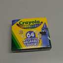 Crayola Ultra Clean Washable Crayons, Built in Sharpener, 64 Count, Kids at Home Activities