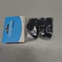 1 Inch Round Rubber Feet for Cutting Board with Stainless Steel Screws for Furniture Electronics Appliances 12-Pack