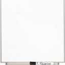 Quartet Matrix Modular Magnetic Whiteboard, 16" x 16", Includes Tray and Marker, Silver Aluminum Frame (M1616)