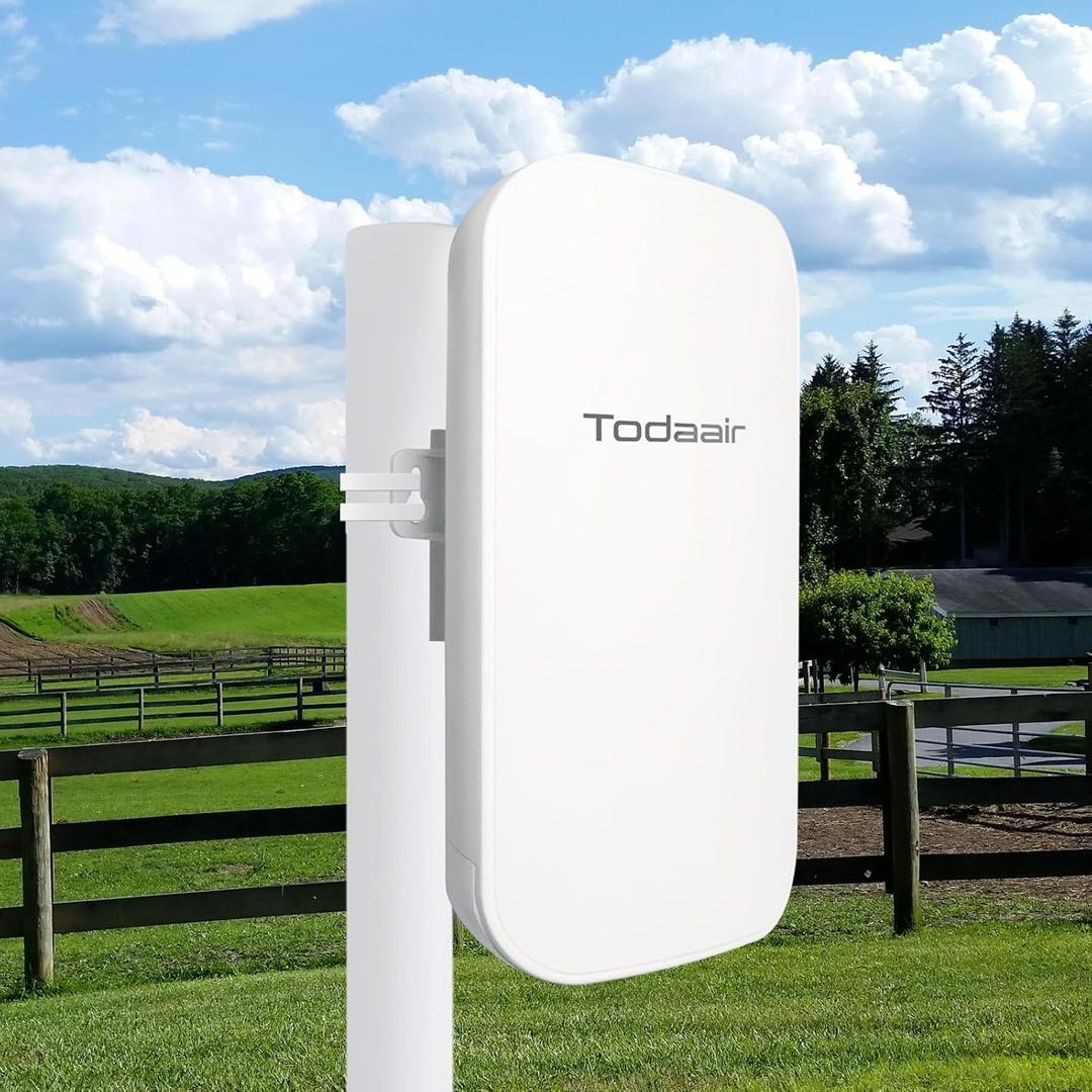 Outdoor WiFi Extender WiFi Booster | AI Watchdog | Repeater & AP ModeIP65 Weatherproof | Up to 1200Mbps Dual Band WiFi Repeater | Covers Up to Least 3440 Sq. ft and 30 Devices