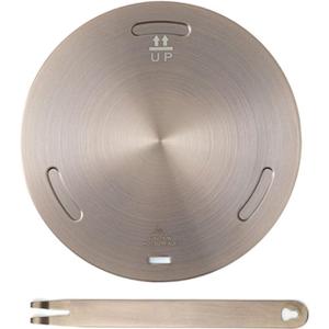 6.3inch Induction Cooktop Mat, Induction Converter Heat Diffuser Simmer Ring Plate,Stainless Steel Heat Diffuser Induction Plate with Stainless Handle Adapter Converter (16cm)
