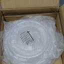 KooK Serving Bowls, with Lids, Ceramic Mixing Bowls, Nesting, Set of 4, Embossed, Kitchen, Prep, Stackable, Mix, Gift, Microwave and Dishwasher Safe, 10/16/29/47 oz, Narbonne Collection (Ivory)