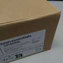 Amazon Essentials Women's Crossover Heeled Sandal with Padded Straps and Memory Foam Insole (12, Beige Faux Microsuede)