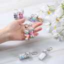 Prasacco Mini Glass Bottles with Cork Stoppers