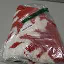 Christmas Bath Rug, 24x24" Red Snowflake Round Bathroom Mat, Extra Soft & Absorbent, Machine Washable Non Slip Shower Mat, Winter Themed Xmas Plush Bathroom Floor Rug for Holiday Dcor Snow Bath Rug