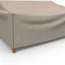 Budge P3W02PM1 English Garden Patio Sofa Cover Heavy Duty and Waterproof, Medium, Tan Tweed, Medium