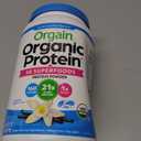 Orgain Organic Vegan Protein + 50 Superfoods Powder, Vanilla Bean - 21g Plant Based Protein, 8g Prebiotic Fiber, No Lactose Ingredients, Gluten Free, No Added Sugar, Non-GMO, 2.02 lb (EXP 02/01/27)