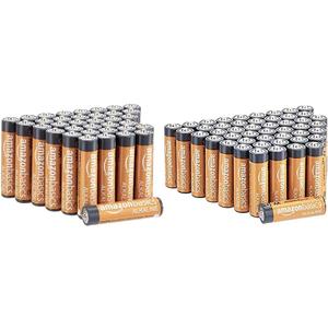 AmazonBasics Alkaline Battery Combo Pack | AA 48-Pack, AAA 36-Pack (May Ship Separately)
