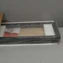 Freezing point Shadow Box Frame 8x25 Flower Shadow Box Pin Display Case Cabinet Picture Frame with Linen Back Memorabilia Awards Medals Badge Bouquet Wedding Memory Box for Keepsakes Long Black (825)