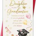 20 x Daughter Graduation Card for Her from Mom Dad, Congratulations Card Gifts for Daughter, Heartfelt Proud of You Greeting