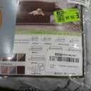 U-NICE HOME Loveseat Sofa Cover Reversible Couch Cover for Dogs with Elastic Straps Water Resistant Furniture Protector for Pets Couch Cover for 2 Cushion Couch (Loveseat, Light Grey/Light Grey)