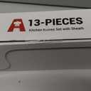 Astercook Knife Set, 13 Pieces Kitchen Knives Set with Healthy Anti-Rust Coating, Dishwasher Safe, Stainless Steel Chef Knife Sets with 6 Blade Guards, Perfect Holiday Gifts for Kitchen