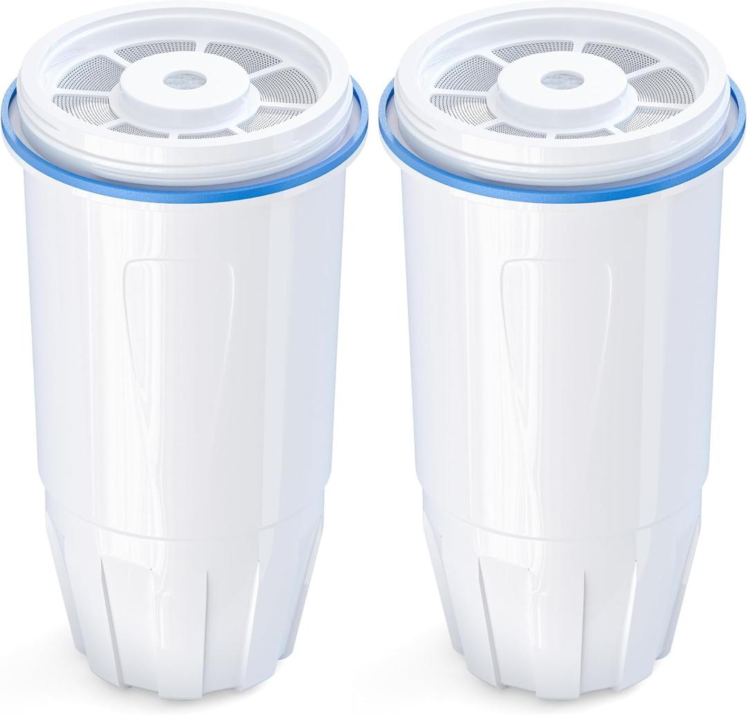 Upgraded Water Filter Replacement Fit for Zero Pitcher and Dispenser ZR-001 ZR-004 ZP-006 ZR-017, Five-Stage Filter System, Effectively Reducing Lead, Chromium, and Contaminants, 2 Packs, By BOGDA